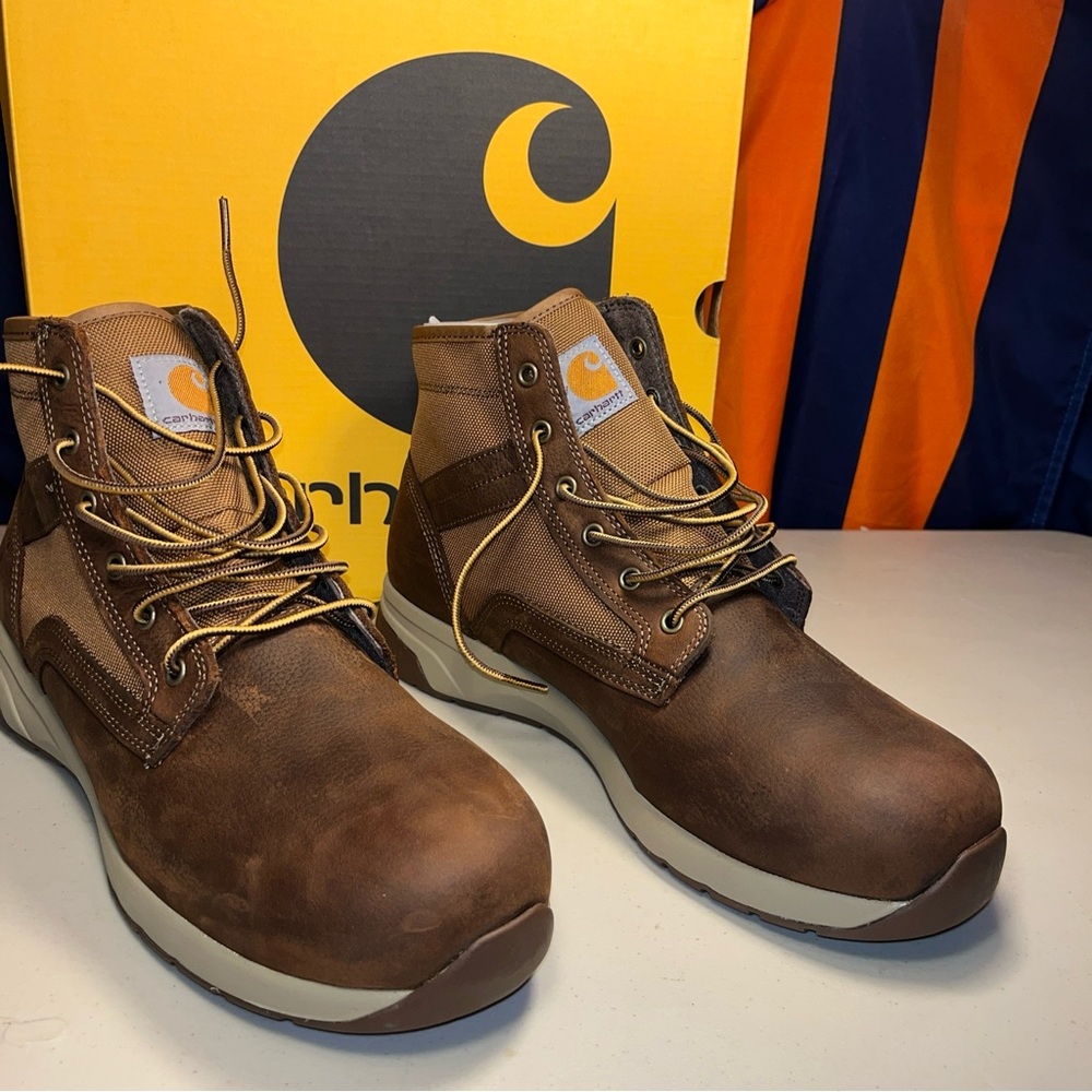 New Carhartt Men's Force Lightweight Composite Toe Work Boot FA5415-M Men Sz 12 - Picture 2 of 11